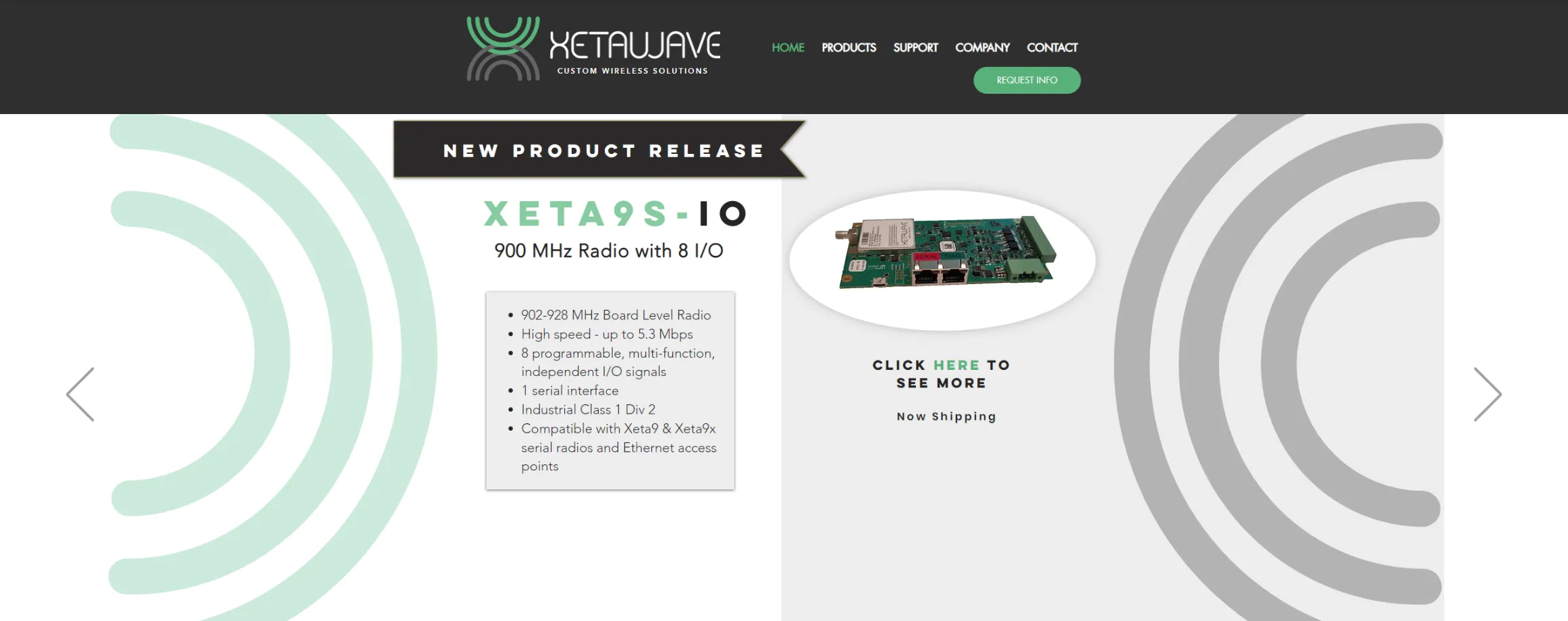 Xetawave website preview